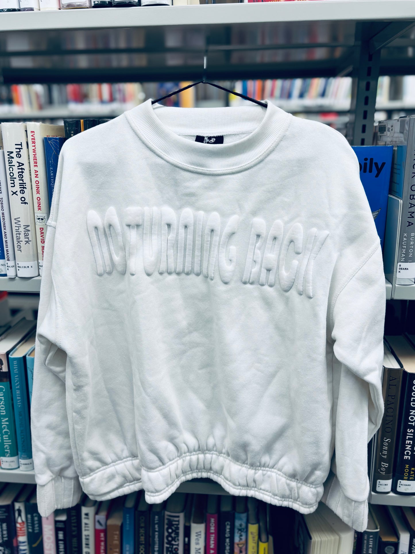 “NO TURNING BACK” Heavyweight Crewneck