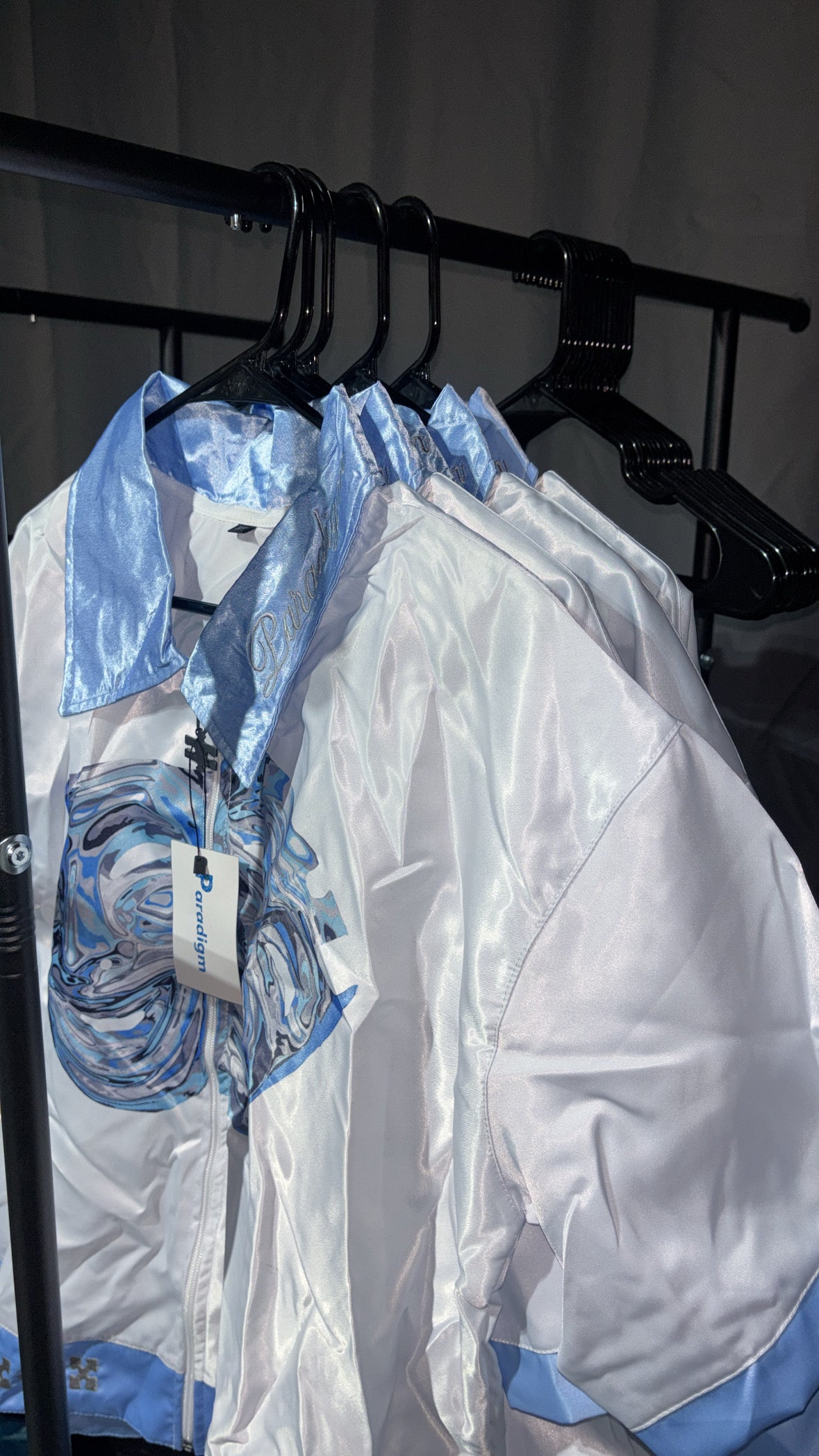 “Authenticity is Greater than Perfection” Silk Zip Shirt