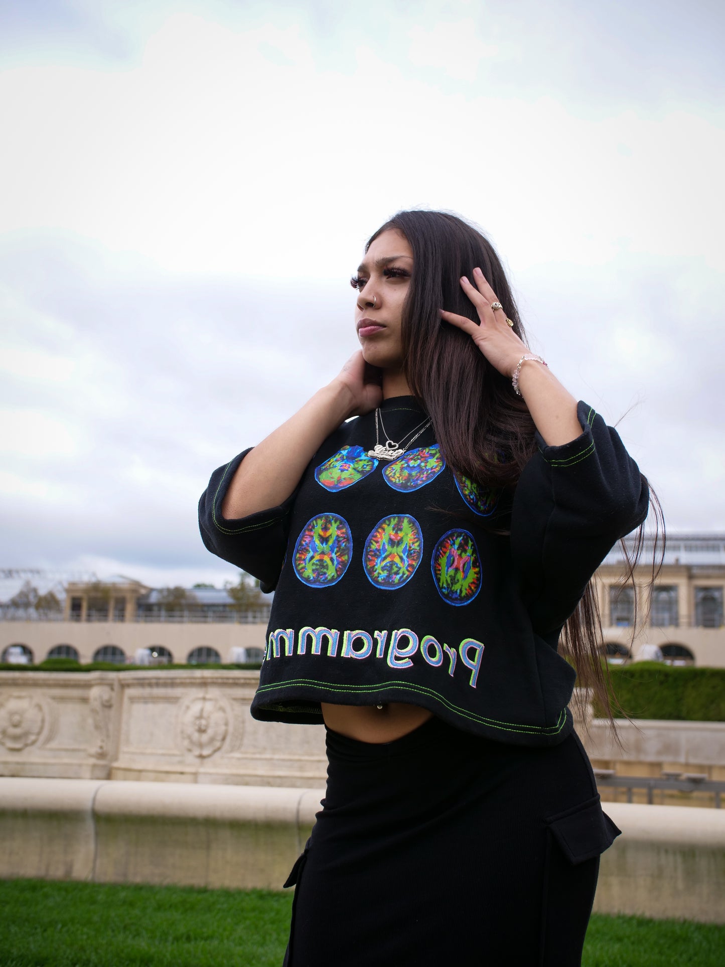 Reverse Programming Cropped Tee